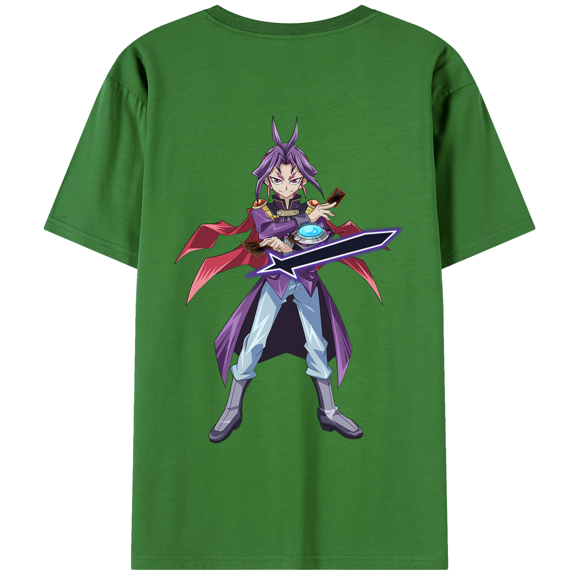 （画像用） 遊☆戯☆王 Yu-Gi-Oh! レディース半袖Tシャツ(バックプリント)